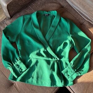 J Crew Faux Wrap Top